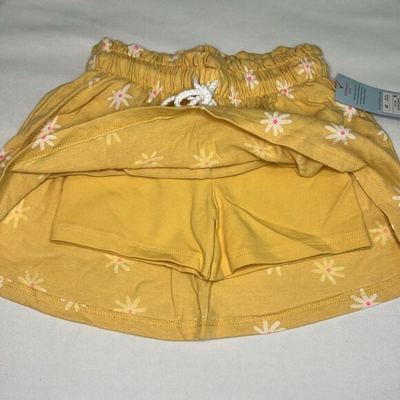 BUNDLE of 2 Cat & Jack Pink and Yellow Scooter Skirts with Shorts Size 4T - Picture 3 of 8